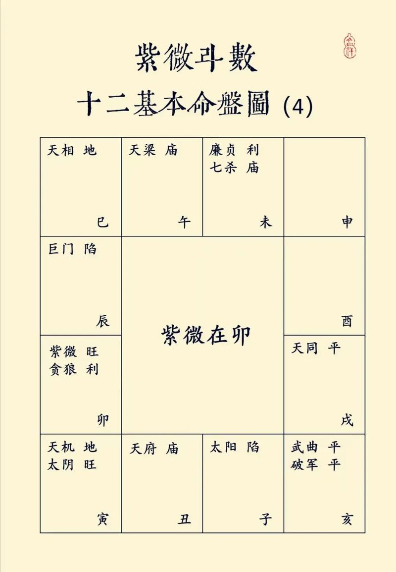 紫薇命盘八字算命 大游资的八字命盘