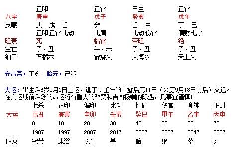 戊午庚申的八字命运如何 八字是戊午日庚申时的人