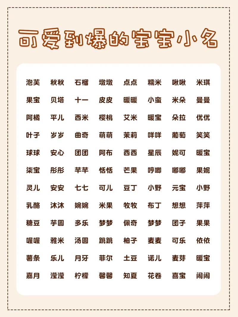 八字起乳名(宝宝八字起名字)