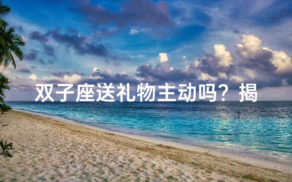 双子座送礼物主动吗？揭秘神秘星座的浪漫心意