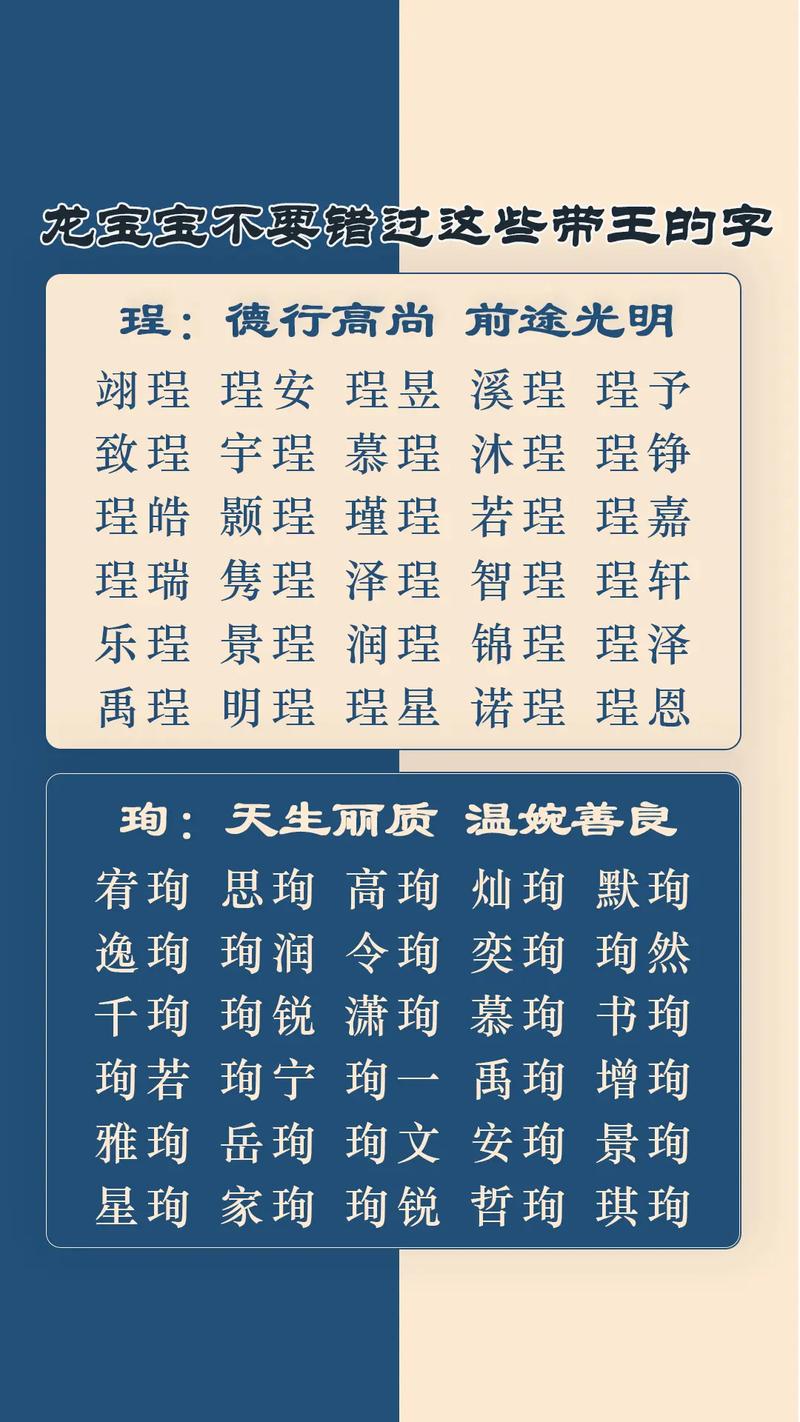 龙宝宝起名字带什么旁字好 2024龙男宝取名书