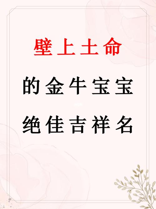 壁上土命宝宝起名字 缺土最佳名字