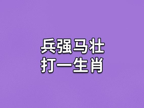 人强马壮是什么正确生肖 是什么意思？