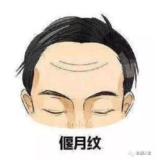 两条偃月纹面相 面相中的穿心纹